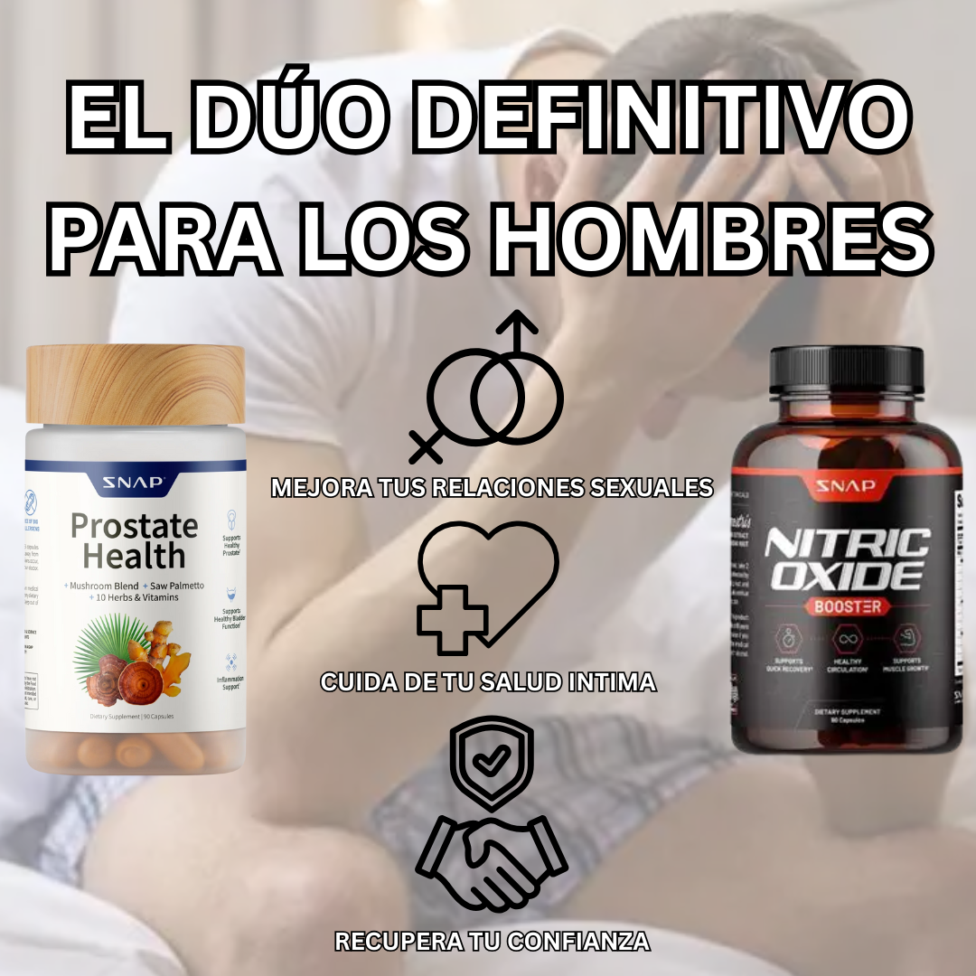 NITRIC OXIDE Y PROSTATE HEALTH - PROMO 2X1 DISPONIBLE