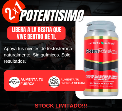 ¡Potentísimo 2x1! Doble potencia, misma bestia.